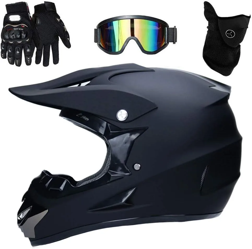 Motokrosová helma UIGJIOG S 52–53 cm brýle maska rukavice