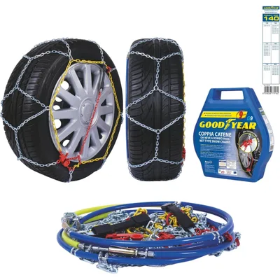 Sněhové řetězy Goodyear G9 77916 velikost 140 9 mm 2 ks