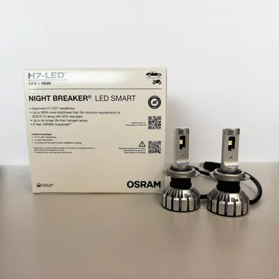 LED žárovky H7 OSRAM Night Breaker LED Smart 64210DWNBSM 2 ks
