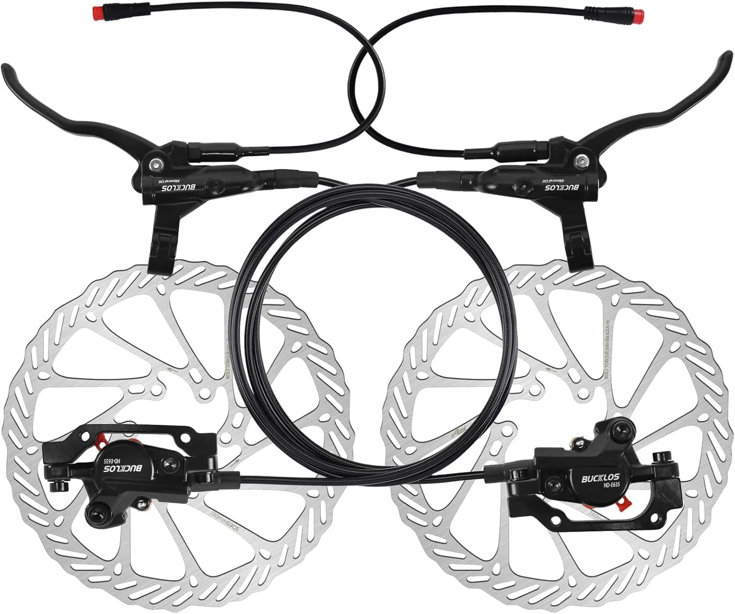 Hydraulické brzdy na kolo AEYINO 1100/1800 mm, 2 písty, 2‑pin, 2 kotouče