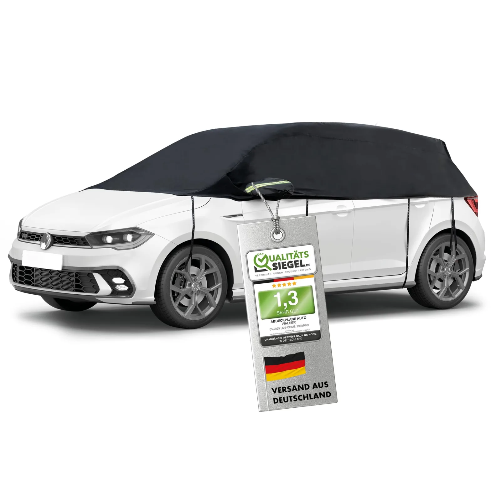 Ochranná plachta na auto Walser 41266, velikost 2, 430–482 cm