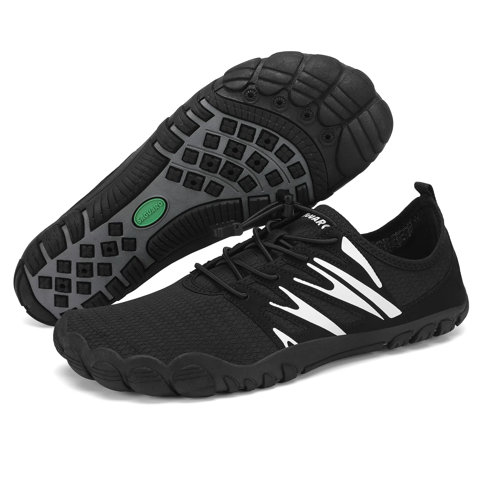 Pánské barefoot boty do vody SAGUARO černé 46 EU