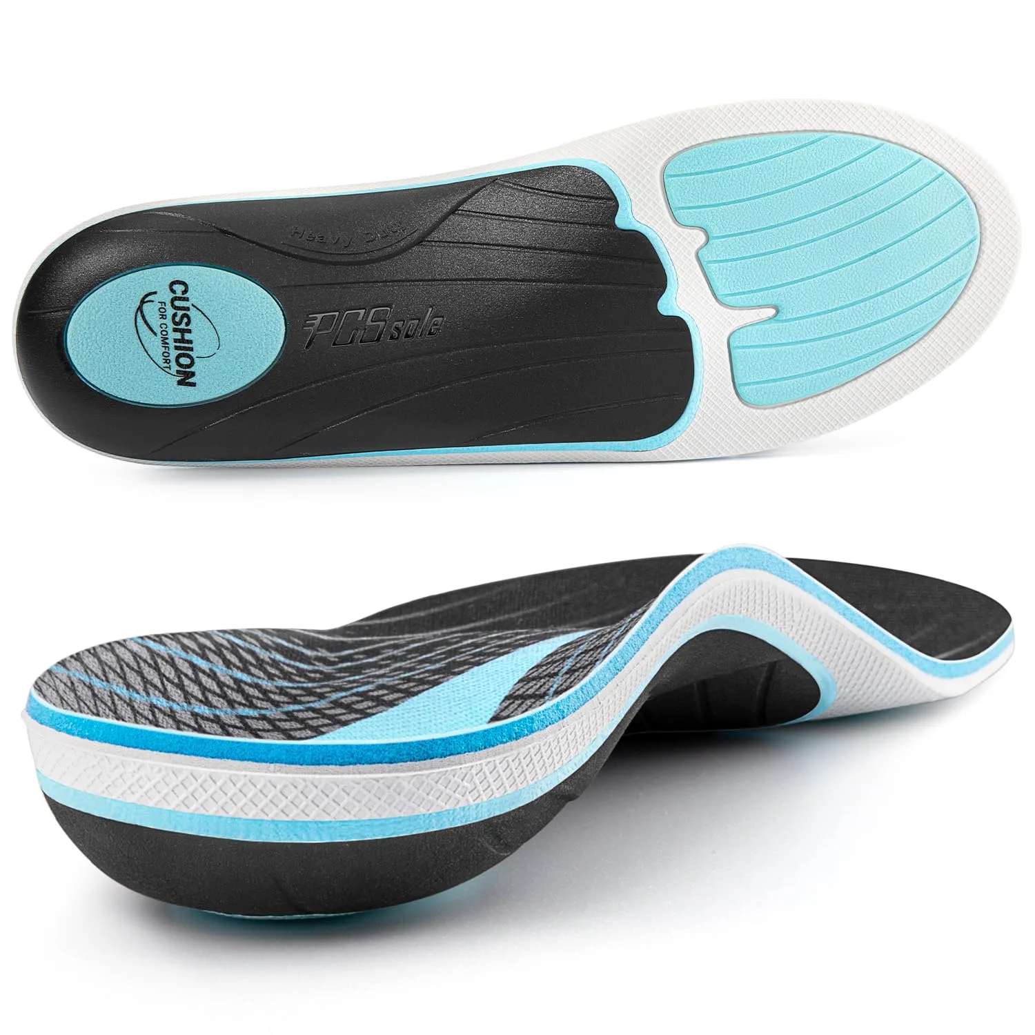 Vložky do bot s podporou klenby PCSsole UK 12–12,5 30,2 cm
