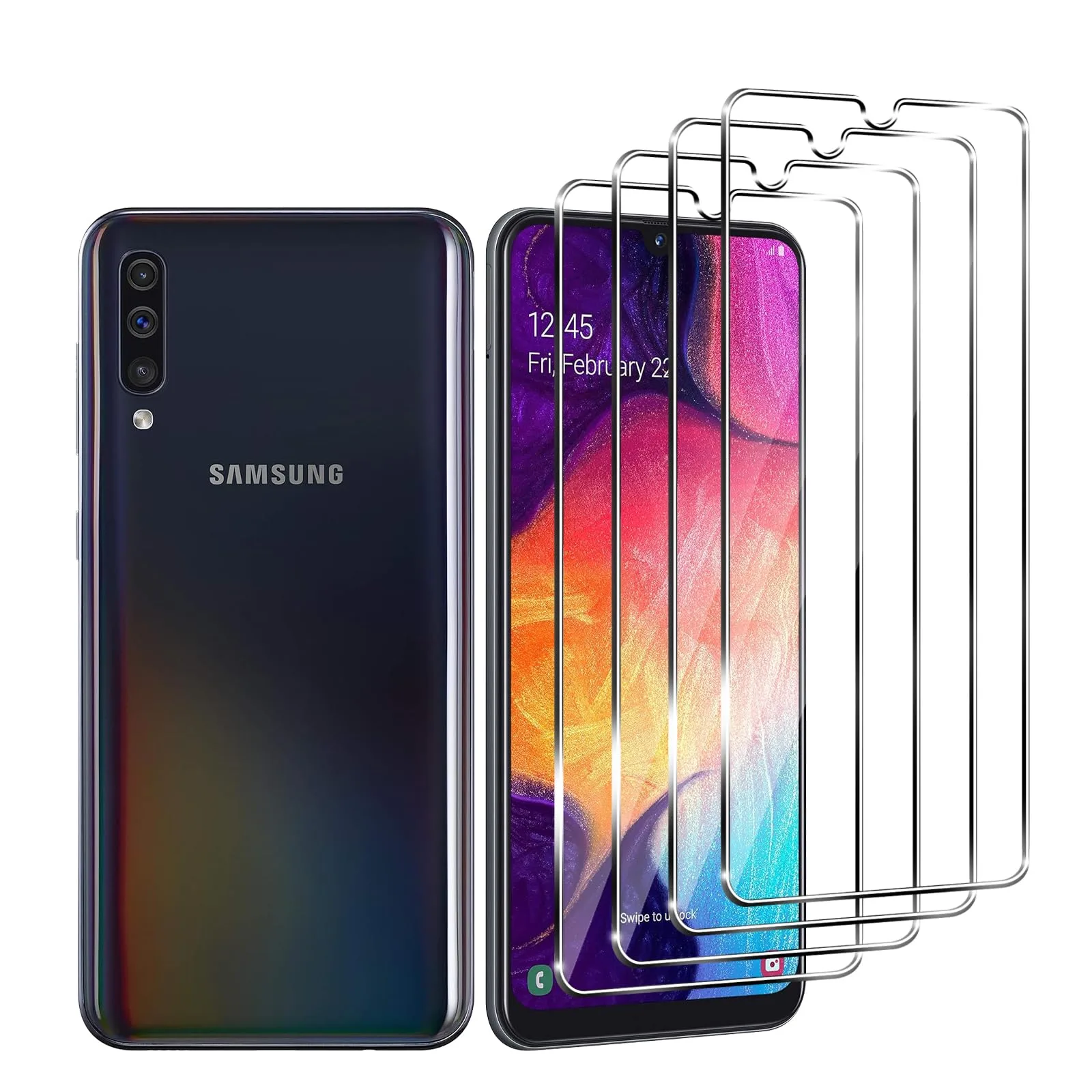 Tvrzené sklo pro Samsung Galaxy A50 4 ks