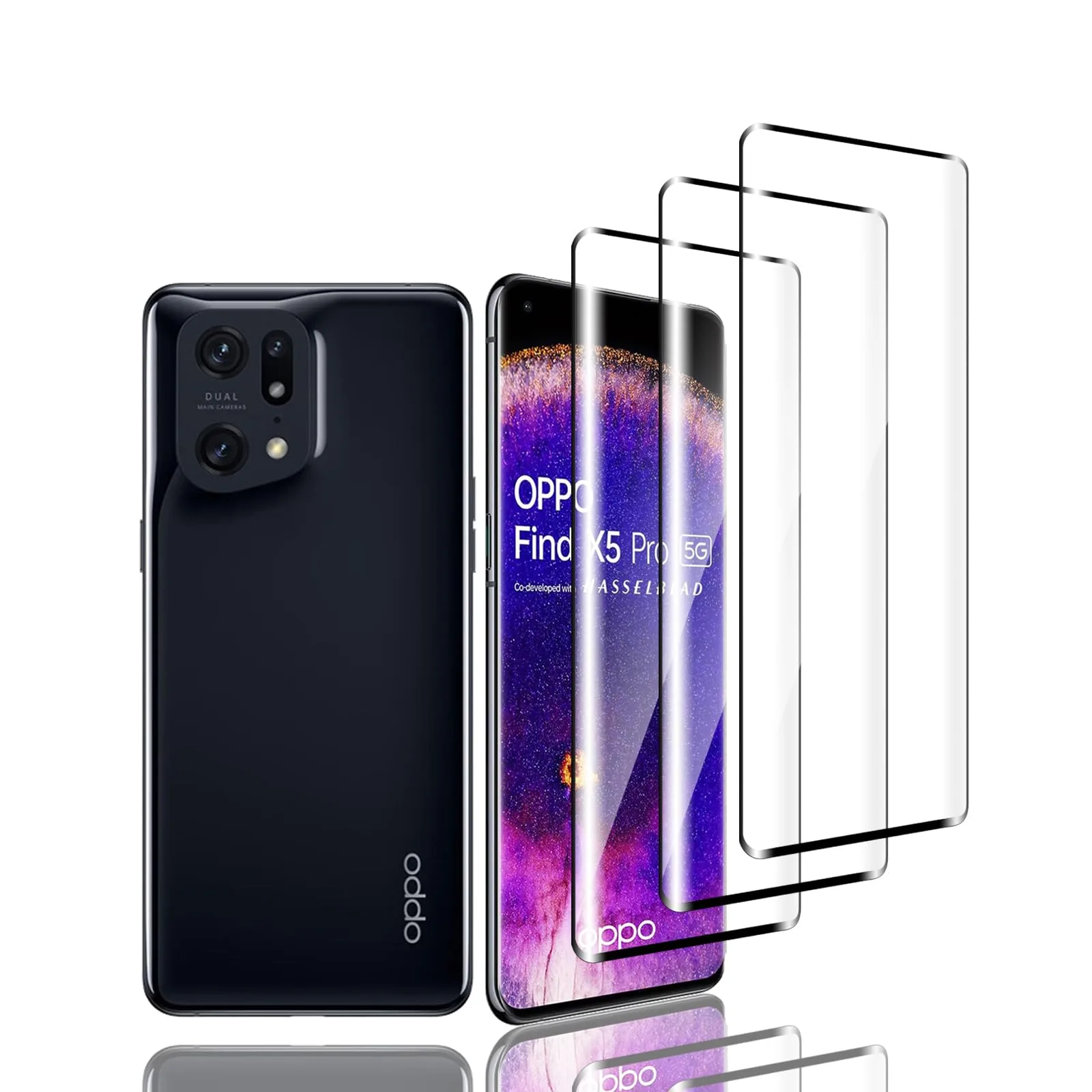 Tvrzené sklo pro OPPO Find X5 Pro 5G 3 ks